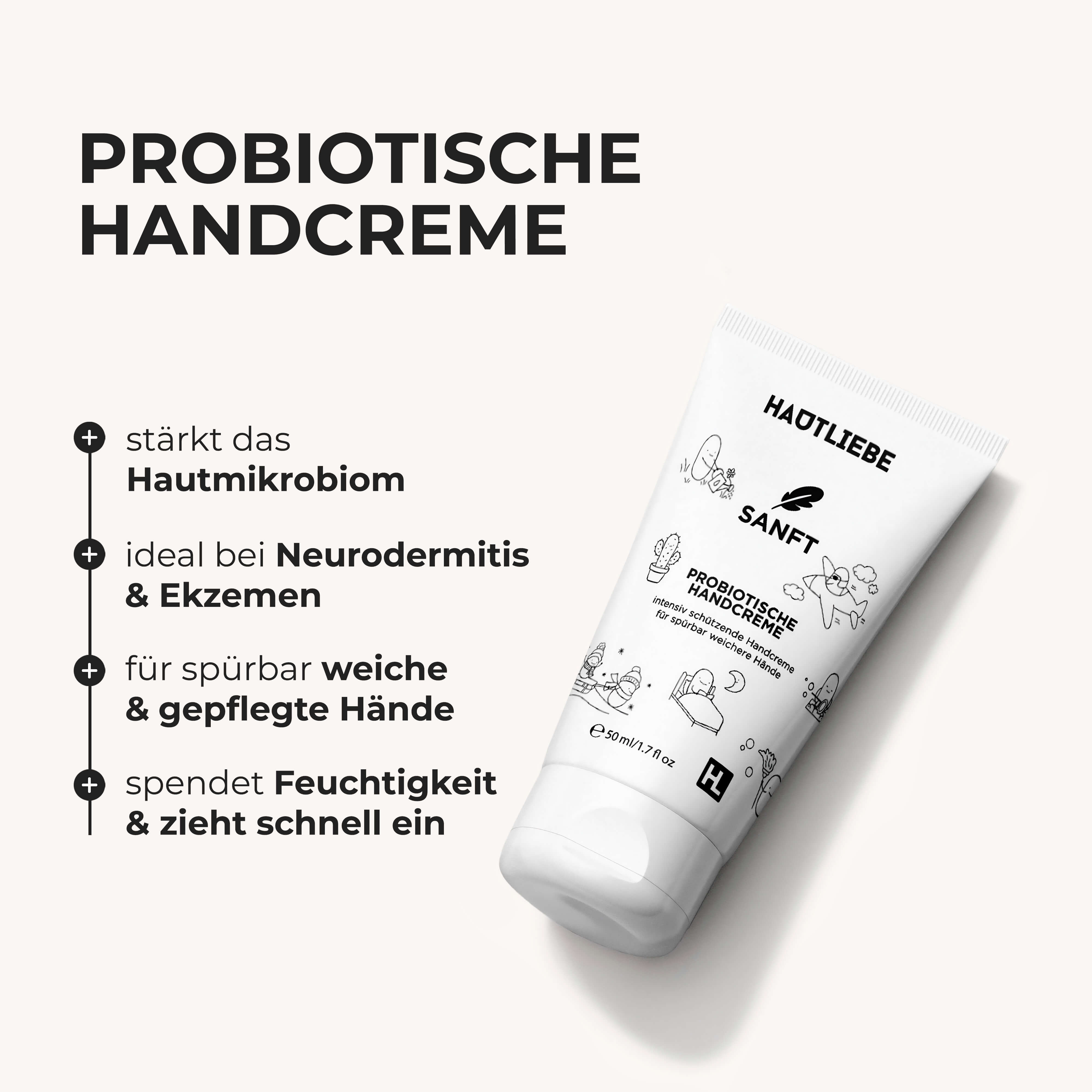 Probiotische Handcreme